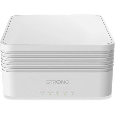 Strong AX3000 Mesh Wi-Fi Systém - Dvojpásmo - Bílá - 3 Interní Strong AX3000 Mesh Wi-Fi Systém - Dvojpásmo - Bílá - 3 Interní