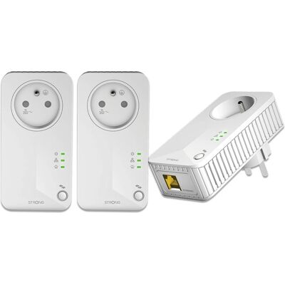STRONG Powerline 600 Triple Ethernet-adapter STRONG Powerline 600 Triple Ethernet-adapter