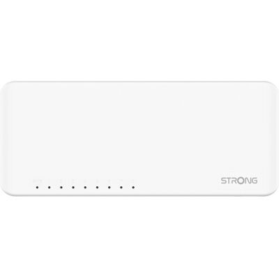Strong SW8000P Gigabit Ethernet Switch - Wandmontage - Wit Strong SW8000P Gigabit Ethernet Switch - Wandmontage - Wit