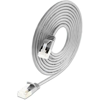 Wirewin Leucht Patch-Kabel 0,5 m Grau U/FTP Cat6a Schlank Netzwerk Kabel Wirewin Leucht Patch-Kabel 0,5 m Grau U/FTP Cat6a Schlank Netzwerk Kabel