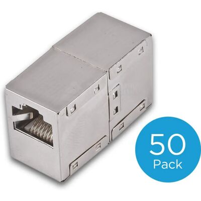 Wirewin 121169-50 Metall Grau RJ-45 Netzwerkkupplung Wirewin 121169-50 Metall Grau RJ-45 Netzwerkkupplung