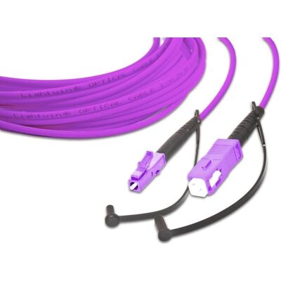 Lightwin - LSP-50 - LC-SC OM4 - 2.0 m - Fiber patch cable Lightwin - LSP-50 - LC-SC OM4 - 2.0 m - Fiber patch cable