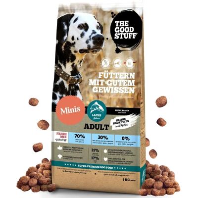 The Goodstuff MINI Adult - Getreidefreies Hundefutter mit Lachs - 1 kg The Goodstuff MINI Adult - Getreidefreies Hundefutter mit Lachs - 1 kg