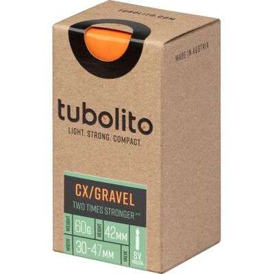 Tubolito Tubo CX/Gravel Wewnętrzna opona - Pomarańczowa - 700c - 30-47mm Tubolito Tubo CX/Gravel Wewnętrzna opona - Pomarańczowa - 700c - 30-47mm