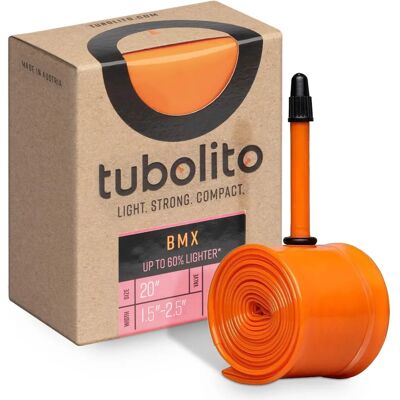 Caméra Tubolito Tubo-BMX 20" x 1.5-2.5" Valve Presta 42mm - Chambre à Air Interne - Publicité Caméra Tubolito Tubo-BMX 20" x 1.5-2.5" Valve Presta 42mm - Chambre à Air Interne - Publicité
