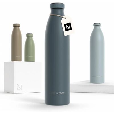 Lars Nysøm Garrafa de Água em Aço Inoxidável 'Pure' 1000ml - Garrafa de Água Lars Nysøm Garrafa de Água em Aço Inoxidável 'Pure' 1000ml - Garrafa de Água