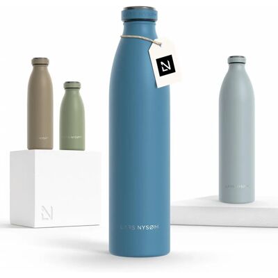 Lars Nysøm Garrafa de Água em Aço Inoxidável 'Pura' 1000ml - Garrafa Lars Nysøm Garrafa de Água em Aço Inoxidável 'Pura' 1000ml - Garrafa