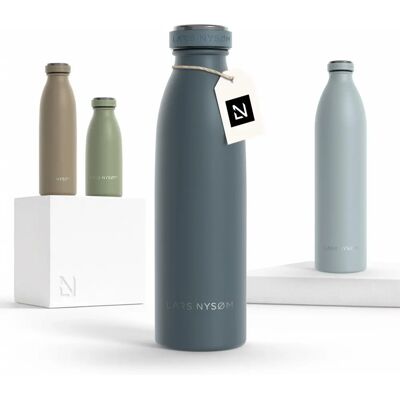 Lars Nysøm Garrafa de Aço Inoxidável 'Ren' 500ml - Garrafa de Água Lars Nysøm Garrafa de Aço Inoxidável 'Ren' 500ml - Garrafa de Água