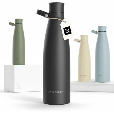 Lars Nysøm Bouteille d'Eau Nåde en Acier Inoxydable - Isolée de Voyage - Publicité Lars Nysøm Bouteille d'Eau Nåde en Acier Inoxydable - Isolée de Voyage - Publicité