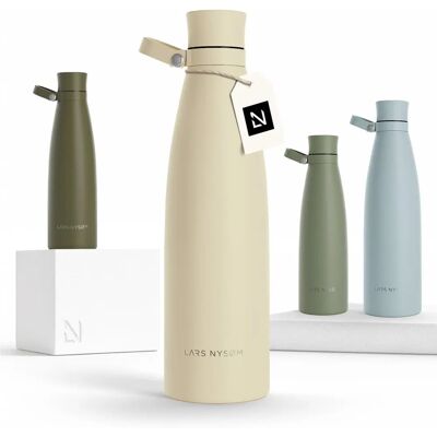 Lars Nysøm Bouteille en Acier Inoxydable - Durable et Étanche - Publicité Lars Nysøm Bouteille en Acier Inoxydable - Durable et Étanche - Publicité