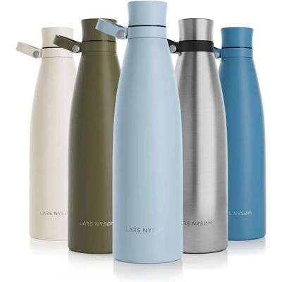 Bouteille d'eau en acier inoxydable 'Nåde' de Lars Nysøm - Durable & Isolée sous vide - Publicité Bouteille d'eau en acier inoxydable 'Nåde' de Lars Nysøm - Durable & Isolée sous vide - Publicité