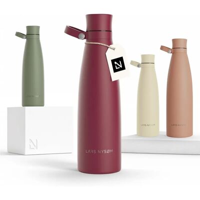Lars Nysøm Bouteille en Acier Inoxydable - Élégante en Mouvement - Publicité Lars Nysøm Bouteille en Acier Inoxydable - Élégante en Mouvement - Publicité