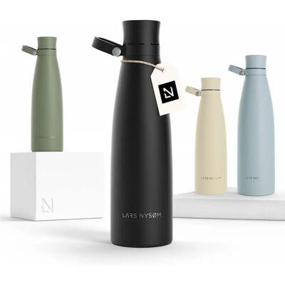 Bouteille d'eau en acier inoxydable 'Nåde' de Lars Nysøm - Résistante et isolée - Publicité Bouteille d'eau en acier inoxydable 'Nåde' de Lars Nysøm - Résistante et isolée - Publicité