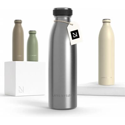 Lars Nysøm Garrafa de Água de Aço Inoxidável 'Pure' 500ml - Garrafa de Água Lars Nysøm Garrafa de Água de Aço Inoxidável 'Pure' 500ml - Garrafa de Água