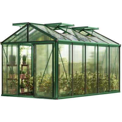GFP Pro Greenhouse - 2.35x3.85m Weatherproof Polycarbonate Garden GFP Pro Greenhouse - 2.35x3.85m Weatherproof Polycarbonate Garden
