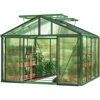 Serre GFP 3,11x3,11 m - Greenhouse - Publicité Serre GFP 3,11x3,11 m - Greenhouse - Publicité