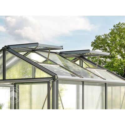 GFP Drivhus 3,11x4,60m - Vejrbestandigt Aluminiumsdesign GFP Drivhus 3,11x4,60m - Vejrbestandigt Aluminiumsdesign
