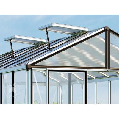 GFP Växthus 2,63x5,14m Naturligt Aluminium - Växthus GFP Växthus 2,63x5,14m Naturligt Aluminium - Växthus