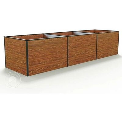GFP - Hochbeet - Modulares Metall - 351x77x77cm GFP - Hochbeet - Modulares Metall - 351x77x77cm