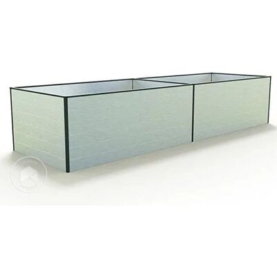 GFP Aluminium Raised Garden Bed - Expandable, Waterproof, 77cm High GFP Aluminium Raised Garden Bed - Expandable, Waterproof, 77cm High