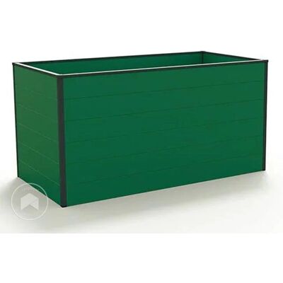GFP Podniesiony grządka - Zielony 150x77x77cm Aluminium Odporne na warunki atmosferyczne GFP Podniesiony grządka - Zielony 150x77x77cm Aluminium Odporne na warunki atmosferyczne