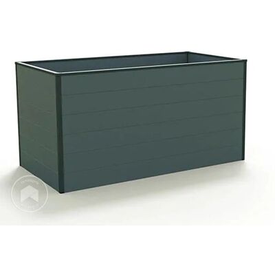 Cama de jardín elevada de aluminio anthracita - 150x77x77 cm Cama de jardín elevada de aluminio anthracita - 150x77x77 cm