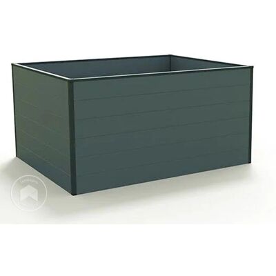 GFP Aluminum Raised Garden Bed - Anthracite, 1.19x1.5m - Vegetable & Flower GFP Aluminum Raised Garden Bed - Anthracite, 1.19x1.5m - Vegetable & Flower