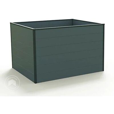 GFP Aluminium Raised Garden Bed - Anthracite - 119x99x77cm GFP Aluminium Raised Garden Bed - Anthracite - 119x99x77cm