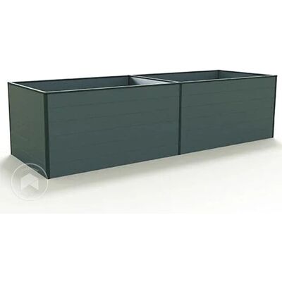 GFP Antracit aluminium höjdbed - 0,99x2,97m - Trädgårdsbädd GFP Antracit aluminium höjdbed - 0,99x2,97m - Trädgårdsbädd