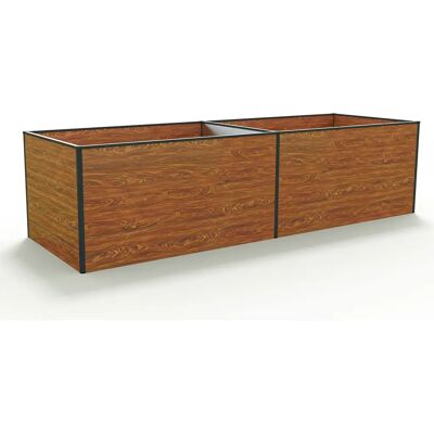 GFP Wooden Finish Modular Raised Garden Bed - 297x99x77cm GFP Wooden Finish Modular Raised Garden Bed - 297x99x77cm