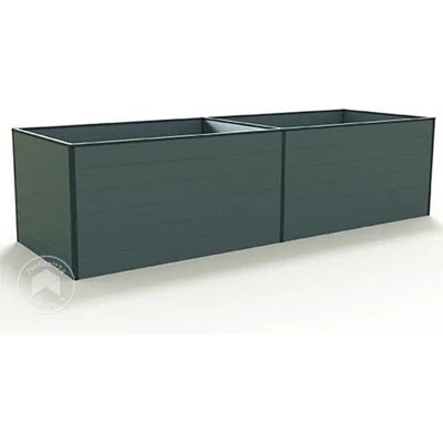 GFP Aluminium verhoogde tuinbed - Antraciet - 1,5x2,97m GFP Aluminium verhoogde tuinbed - Antraciet - 1,5x2,97m