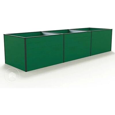 GFP Green Modular Raised Garden Bed - 351x99x77cm GFP Green Modular Raised Garden Bed - 351x99x77cm