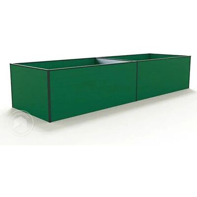 GFP Aluminium Green Raised Garden Bed - 1.5x3.87m Modular Expandable GFP Aluminium Green Raised Garden Bed - 1.5x3.87m Modular Expandable