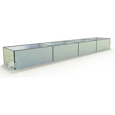GFP Aluminium Raised Garden Bed - Modular, Weatherproof 7.71m GFP Aluminium Raised Garden Bed - Modular, Weatherproof 7.71m