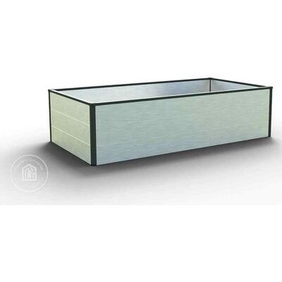 GFP Höj- och odlingsbädd i aluminium - 150x77x39cm - Vattentät, Eloxerad GFP Höj- och odlingsbädd i aluminium - 150x77x39cm - Vattentät, Eloxerad