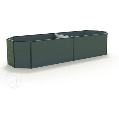 GFP Aluminium Raised Garden Bed 1.19x4.51m Waterproof - Garden Bed GFP Aluminium Raised Garden Bed 1.19x4.51m Waterproof - Garden Bed