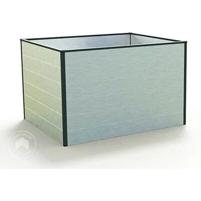 GFP Aluminium Raised Garden Bed - 119x119cm, Weatherproof, Model GFPV00322 GFP Aluminium Raised Garden Bed - 119x119cm, Weatherproof, Model GFPV00322