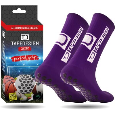 Tapedesign Klasszikus csúszásmentes sportzokni - Unisex Tapedesign Klasszikus csúszásmentes sportzokni - Unisex