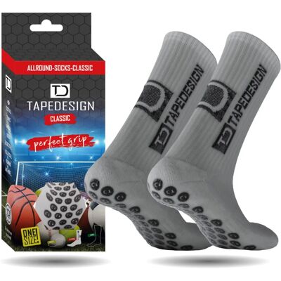 TapeDesign Herren Klassische Grip-Socken - Fußball Sport Socken TapeDesign Herren Klassische Grip-Socken - Fußball Sport Socken