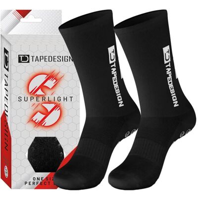 Tapedesign Szuperkönnyű - Fekete - Csúszásmentes Zokni - Sportzokni Tapedesign Szuperkönnyű - Fekete - Csúszásmentes Zokni - Sportzokni