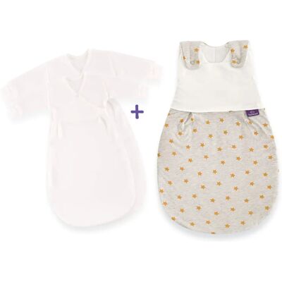 TRÄUMELAND Babyschlafsack - 3-tlg. Set, Blau, Gelb, 50/56 - Babyschlafsack TRÄUMELAND Babyschlafsack - 3-tlg. Set, Blau, Gelb, 50/56 - Babyschlafsack