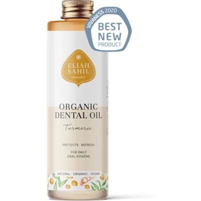Płyn do płukania ust z olejkiem z kurkumy Eliah Sahil - Organiczny Vegan Płyn do płukania ust z olejkiem z kurkumy Eliah Sahil - Organiczny Vegan