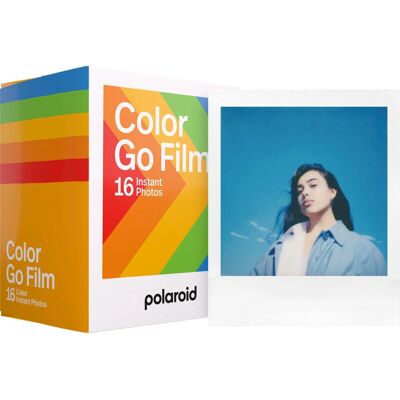 Filme Instantâneo Polaroid Go - 16 Cores com Moldura Branca - Compacto Filme Instantâneo Polaroid Go - 16 Cores com Moldura Branca - Compacto