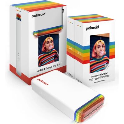 Impresora de bolsillo Polaroid Hi-Print - Blanco - Impresora Impresora de bolsillo Polaroid Hi-Print - Blanco - Impresora