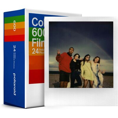 Polaroid 600 Instant Film Pack of 3 - White Frame Polaroid 600 Instant Film Pack of 3 - White Frame