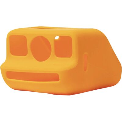 Étui en silicone pour caméra Polaroid Go - Orange - Publicité Étui en silicone pour caméra Polaroid Go - Orange - Publicité