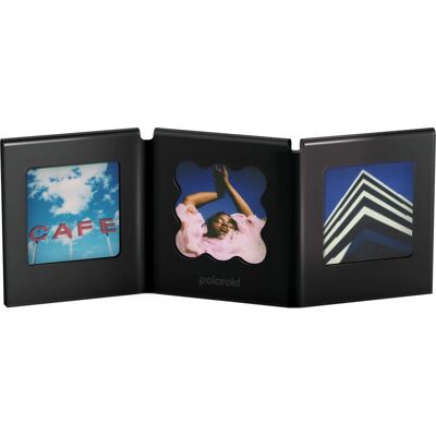 Polaroid Schwarzes Bilderrahmen - 3-Fach Zickzack Display - Bilderammesett Polaroid Schwarzes Bilderrahmen - 3-Fach Zickzack Display - Bilderammesett