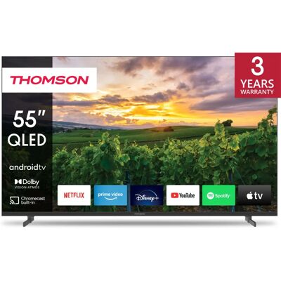 Thomson 55QA2S13 4K QLED Smart TV - Grå Thomson 55QA2S13 4K QLED Smart TV - Grå
