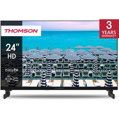 Thomson 24HD2S13 TV - HD, Drievoudige tuner, Randloos ontwerp Thomson 24HD2S13 TV - HD, Drievoudige tuner, Randloos ontwerp