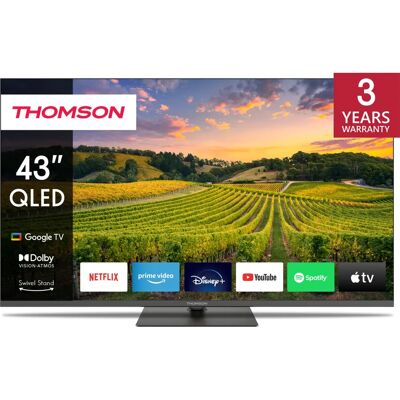 Thomson 43QG5C14 TV - 43" 4K Ultra HD Smart - Schwarz Thomson 43QG5C14 TV - 43" 4K Ultra HD Smart - Schwarz